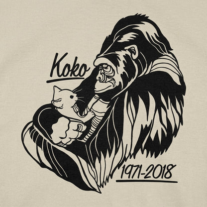 Koko Memorial Gorilla 1971-2018 detail