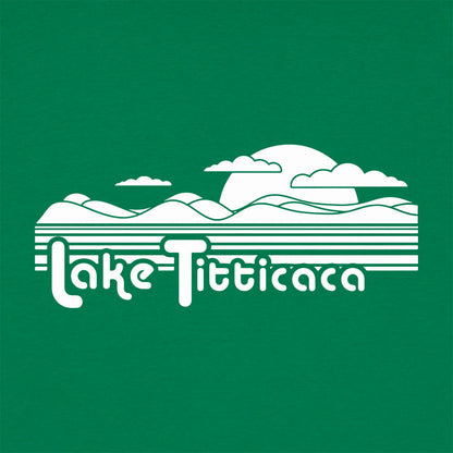 Lake Titticaca Retro Mountain Lake Pun