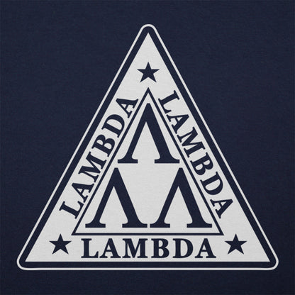 Lambda Lambda Lambda Nerd Fraternity Triangle Crest