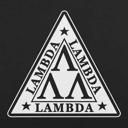Lambda Lambda Lambda Nerd Fraternity Triangle Crest