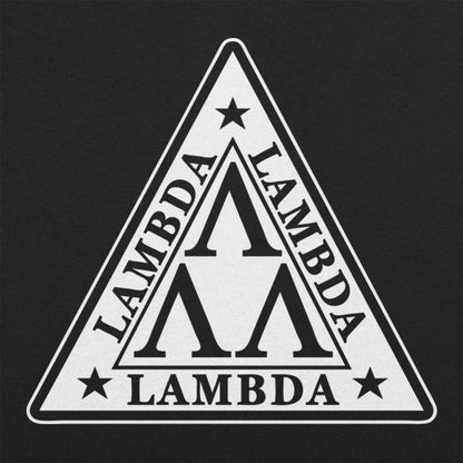 Lambda Lambda Lambda Nerd Fraternity Triangle Crest