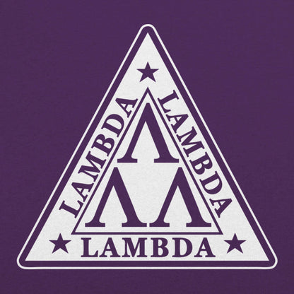 Lambda Lambda Lambda Nerd Fraternity Triangle Crest