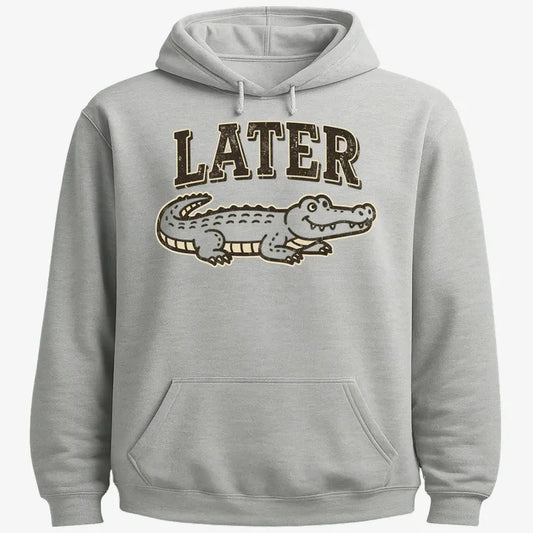 Later Alligator-Hoodie-Gray Heather