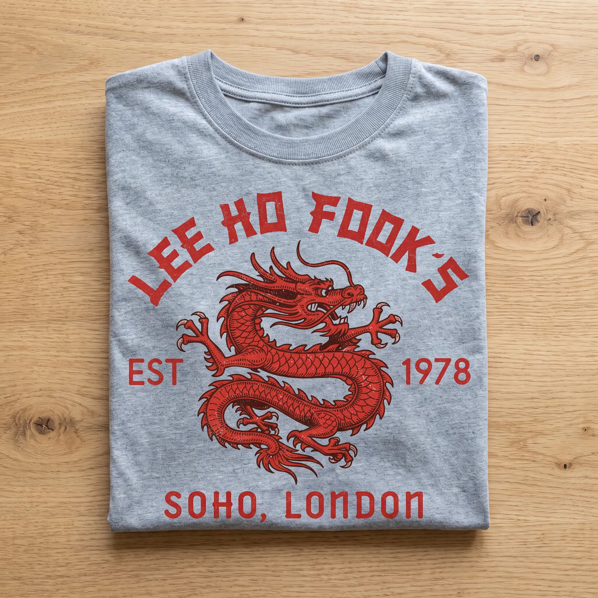 Lee Ho Fooks Dragon Design - Folded shirt
