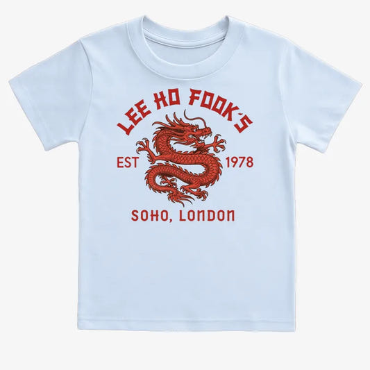 Lee Ho Fooks Dragon Design-Kids T-Shirt-Blue