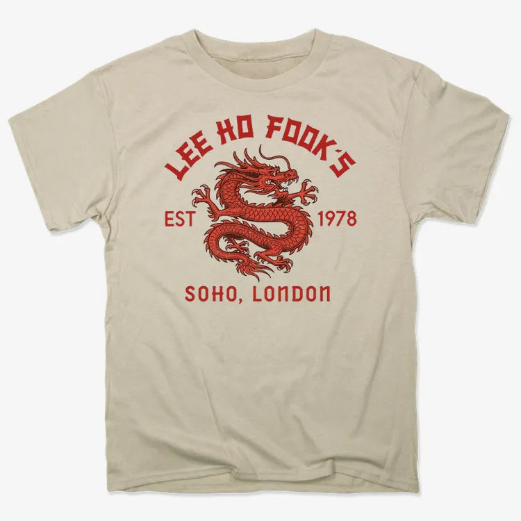 Lee Ho Fooks Dragon Design-Men's T-Shirt-Sand