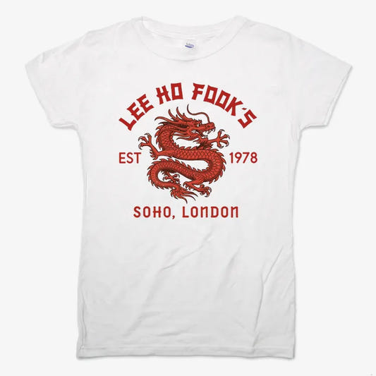 Lee Ho Fooks Dragon Design-Women's T-Shirt-Snow