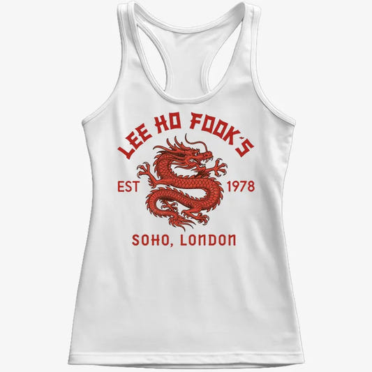 Lee Ho Fooks Dragon Design-Women's Tank Top-Snow