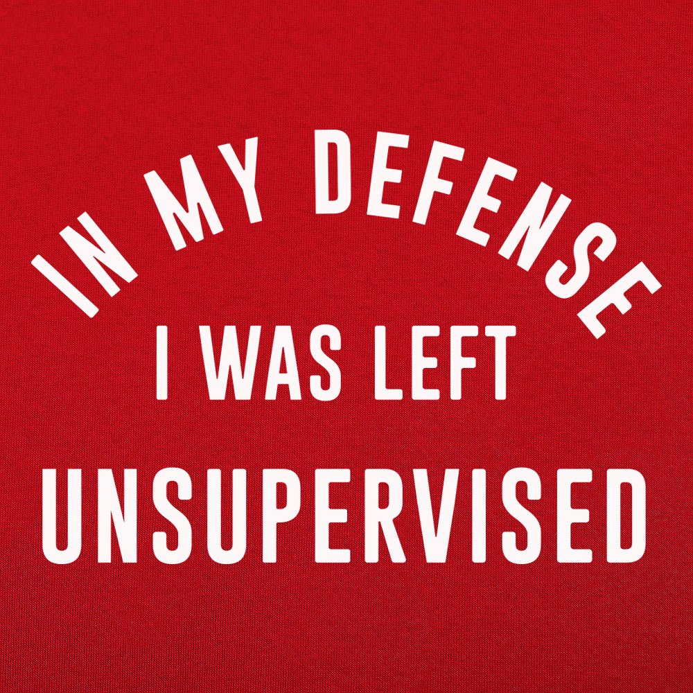 In My Defense I Was Left Unsupervised – 6DollarShirts