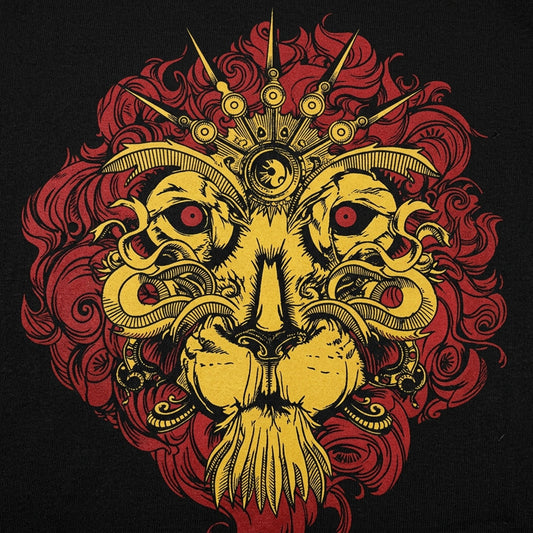 Leo The Lion Zodiac Astrology Design detail