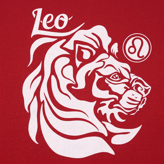 Leo Zodiac Lion Head Astrology Sign detail