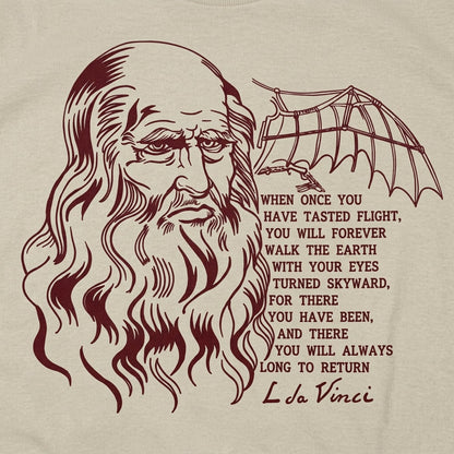 Leonardo Da Vinci Flight Quote detail