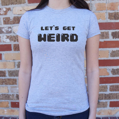 Let's Get Weird Retro 8Bit Pixel Text