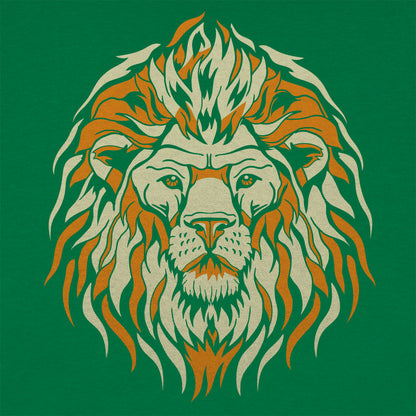 Lion Spirit Bold Tribal Lion Face