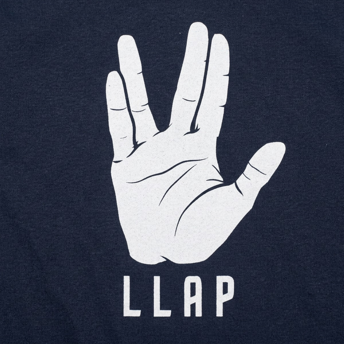 LLAP Live Long and Prosper Hand Salute detail