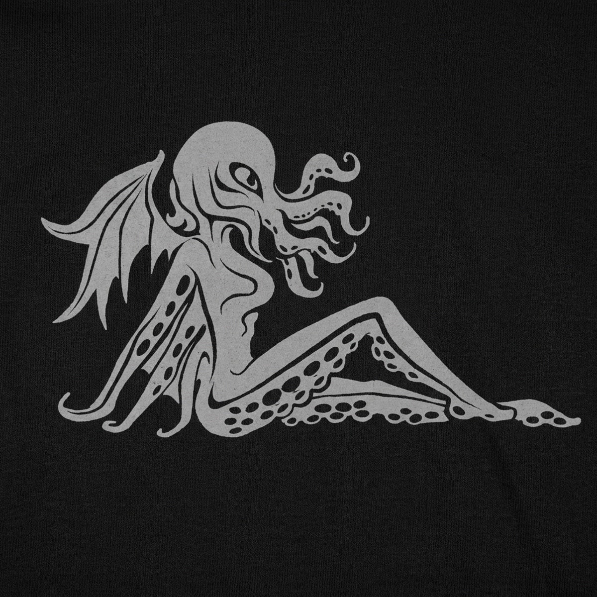Lovecraft Mudflap Cthulhu Girl Silhouette detail