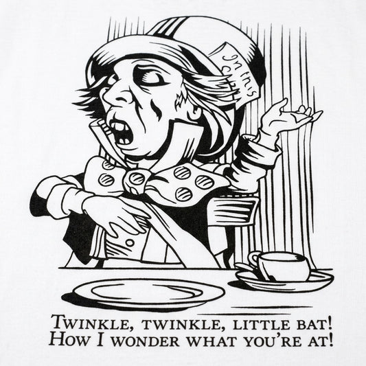 Mad Hatter Singing Twinkle Twinkle Little Bat at Tea Party detail