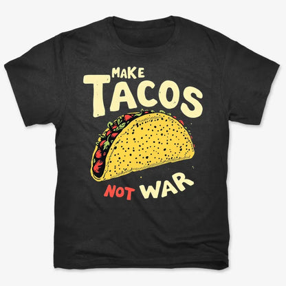 Make Tacos Not War-Men's T-Shirt-Black