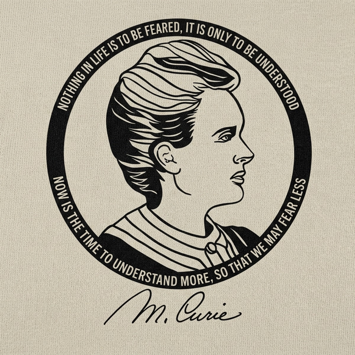 Marie Curie detail
