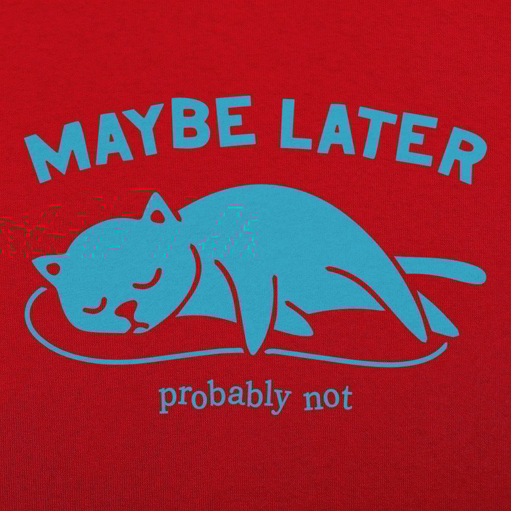Maybe Later Cat