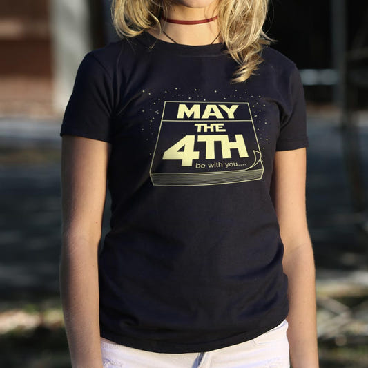 May The 4th Be With You Calendar Page graphic Women's T-Shirt in Midnight