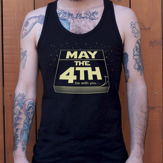 May The 4th Be With You Calendar Page graphic Men's Tank Top in Black