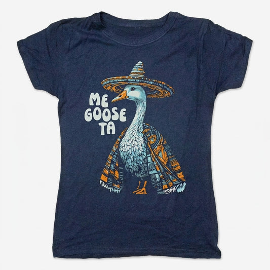 Me Goose Ta Full Color in True Navy