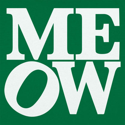 Meow Bold Typography Design