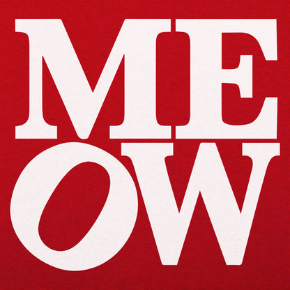 Meow Bold Typography Design