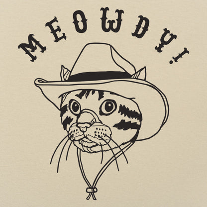 Meowdy Cat in Cowboy Hat