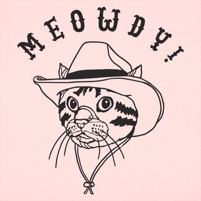 Meowdy Cat in Cowboy Hat