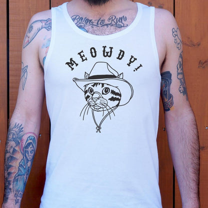 Meowdy Cat in Cowboy Hat