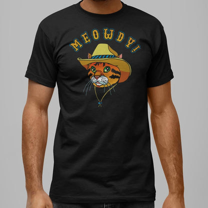Meowdy Cowboy Cat Full Color