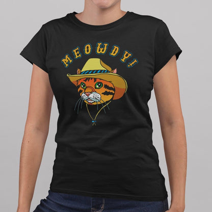 Meowdy Cowboy Cat Full Color