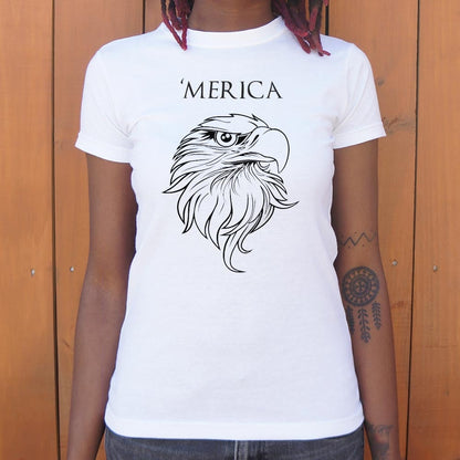'Merica - Bald Eagle Head Patriotic Design