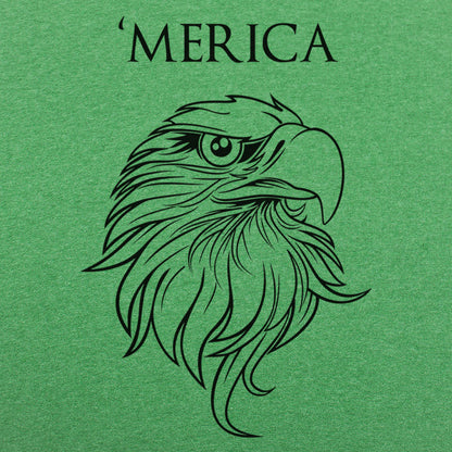 'Merica - Bald Eagle Head Patriotic Design