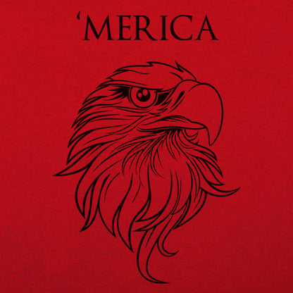 'Merica - Bald Eagle Head Patriotic Design