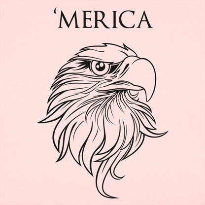 'Merica - Bald Eagle Head Patriotic Design