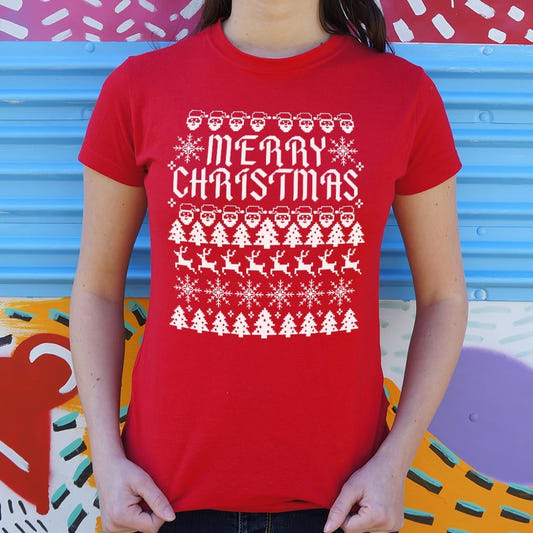 Merry Christmas Ugly Sweater - 6DollarShirts