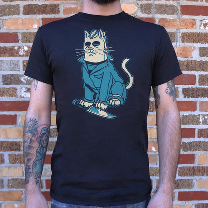 Michael Meowers Masked Killer Cat with Knife