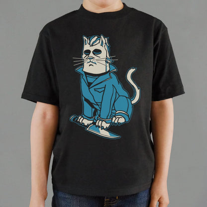 Michael Meowers Masked Killer Cat with Knife