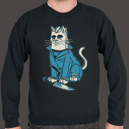 Michael Meowers Masked Killer Cat with Knife