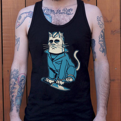 Michael Meowers Masked Killer Cat with Knife