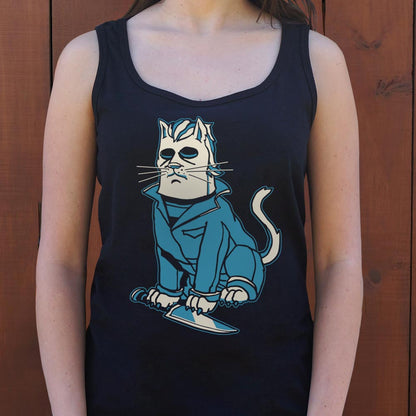 Michael Meowers Masked Killer Cat with Knife