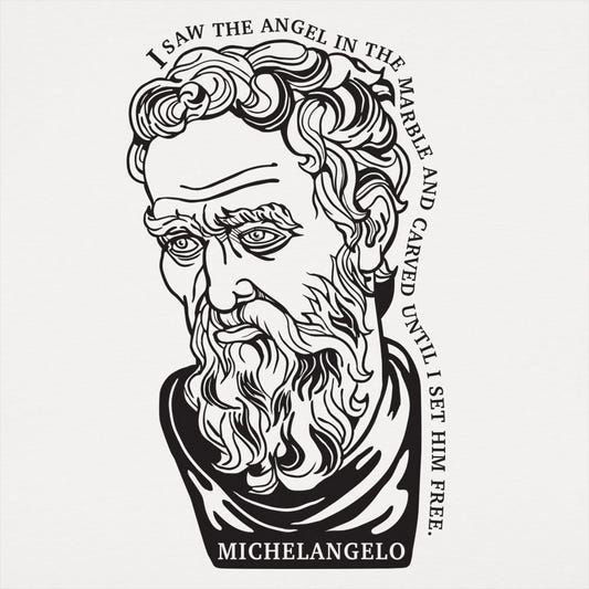 Michelangelo Quote - 6DollarShirts