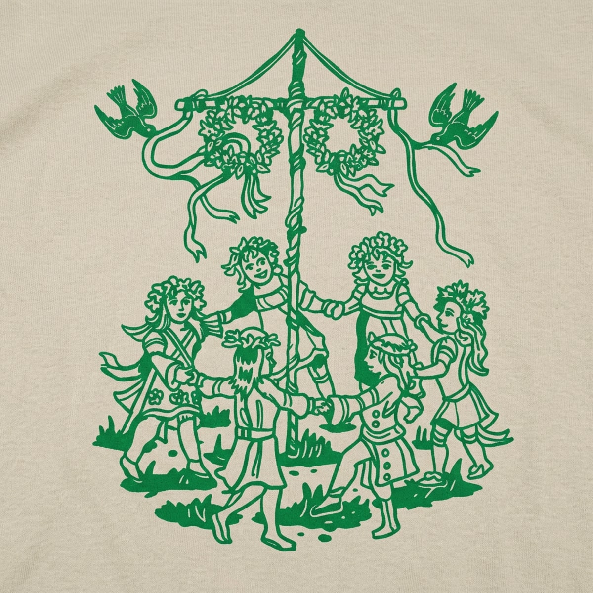 Midsommar Maypole detail