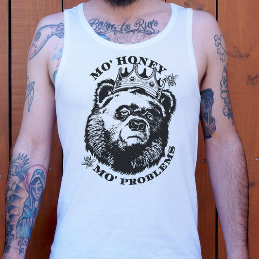 Mo' Honey Mo' Problems graphic Men's Tank Top in White