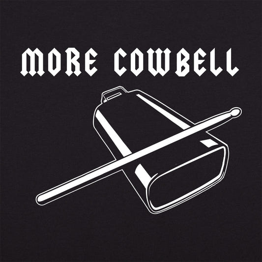 More Cowbell graphic tee design