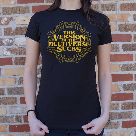 Multiverse Sucks - Mystic Sorcerer Seal Design graphic Women's T-Shirt in Midnight