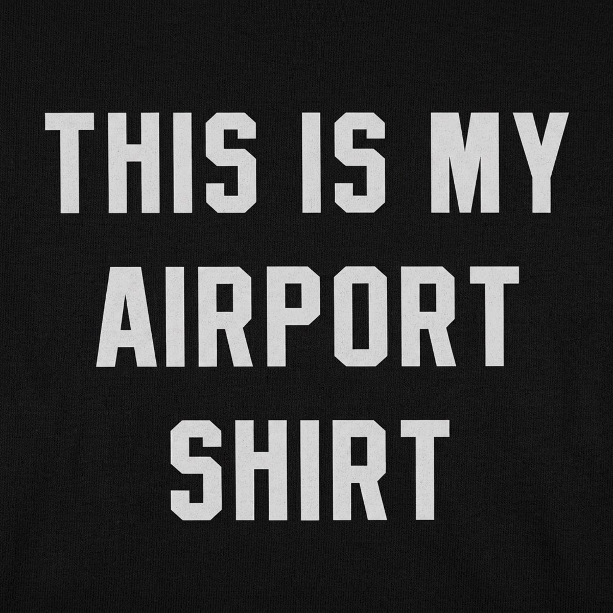 My Airport Shirt detail